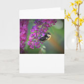 Abeille, carte (Fleur jaune)