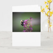 Abeille, carte (Fleur jaune)