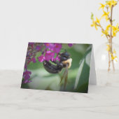 Abeille, carte (Fleur jaune)
