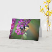 Abeille, carte (Fleur jaune)