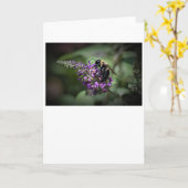 Abeille, carte (Fleur jaune)