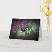 Abeille, carte (Fleur jaune)