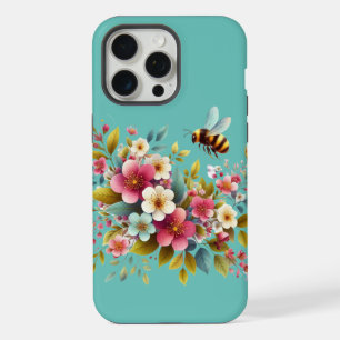 Abeille colorée de printemps/fleurie
