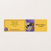 Abeille de cartes de visite de pli de livre (Extérieur déplié)