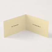 Abeille de cartes de visite de pli de livre (Intérieur)