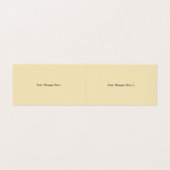 Abeille de cartes de visite de pli de livre (Intérieur déplié)