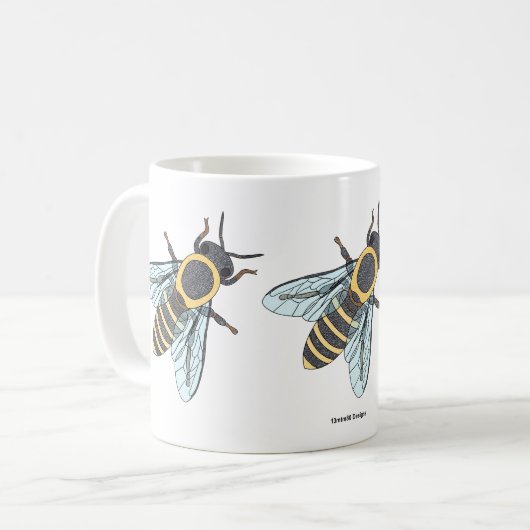 Abeille de miel (11oz) - Mug (Devant gauche)