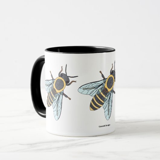 Abeille de miel (11oz) - Mug combo (Devant gauche)