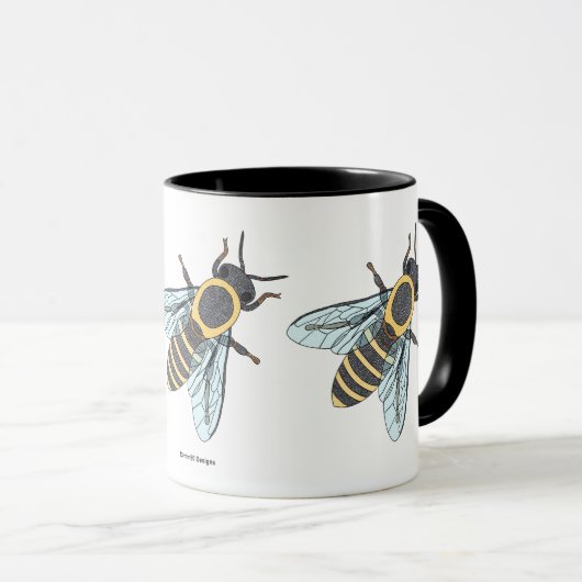 Abeille de miel (11oz) - Mug combo (Devant droit)