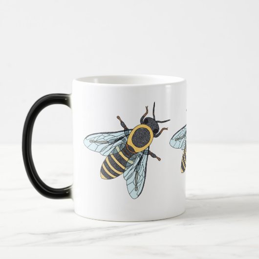 Abeille de miel (11oz) - Mug de morphing (Gauche)