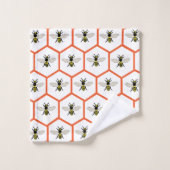 Abeille de miel apiculteur (Gant de toilette)