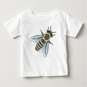 Abeille de miel (blanche) - T-shirt bébé