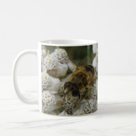 Abeille de miel et Mug de fleurs (Gauche)