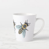 Abeille de miel (petite) - Mug latte (Droite)