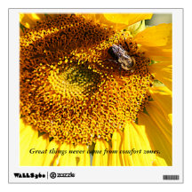 Abeille de tournesol et grandes choses