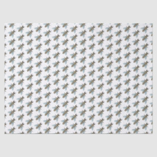 Abeille domestique (blanc) - Papier de soie