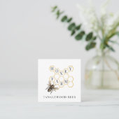 Abeille d'or apiculteur Carte de visite de l'ailie (Debout devant)