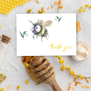 Abeille en aquarelle - merci