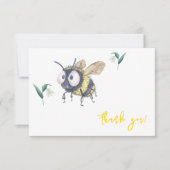Abeille en aquarelle - merci (Devant)