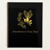 Abeille et planificateur de fleurs (Devant)