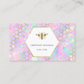 abeille étiquette hexagone (Devant)