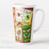 Abeille grande latte Mug (Droite)