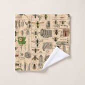 Abeille Insecte Bug Wasp Nature Peinture des abeil (Gant de toilette)