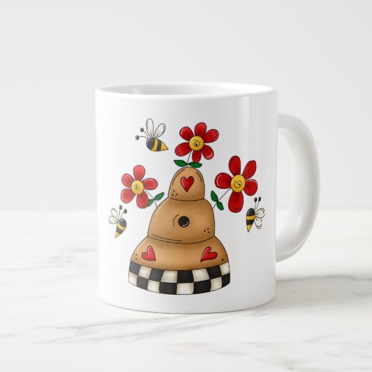 Abeille - Jumbo Mug (Devant droit)