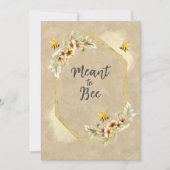 Abeille mignonne Faire-part de mariage abordable (Devant)