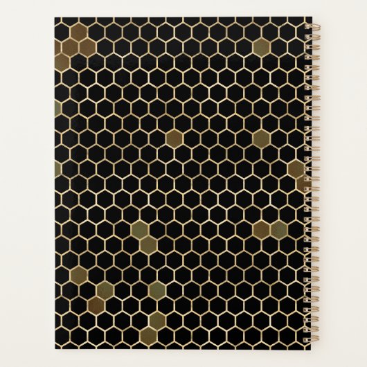 Abeille noire et dorée (Dos)