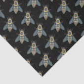 Abeille (noire) - Papier de soie (Détail)