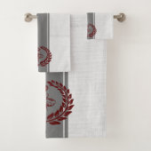 Abeille royale grise et rouge rayée (En situation)