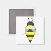 Abeille série 1 Magnet Carré (Recto/Verso)