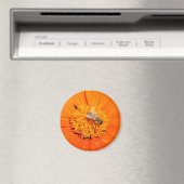 abeille sur aimant orange (In Situ (Lave-vaisselle))