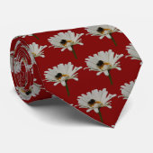 Abeille sur Cravate de fleurs (Roulé)