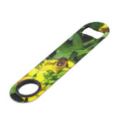 Abeille sur Fleurs Jaunes (Dos Angle)