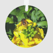 Abeille sur Fleurs Jaunes (dos)