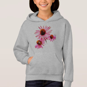 Abeille, sur fleurs roses