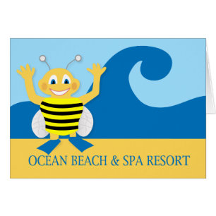 Abeille sur la plage