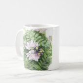 Abeille sur une Mug Flower (Devant gauche)