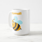 Abeille toi-même Mug (Devant gauche)