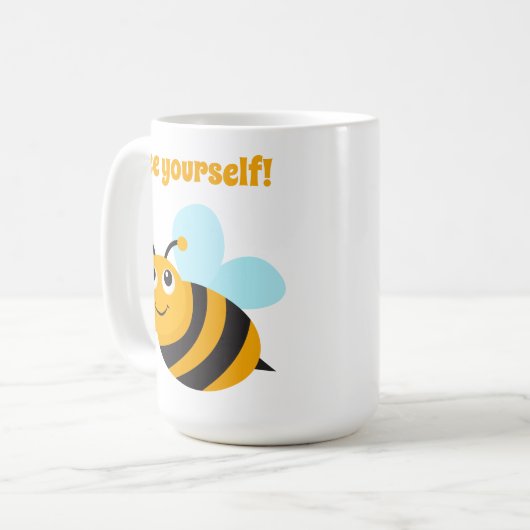 Abeille toi-même Mug (Devant gauche)