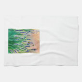 Abeille très occupée sur la serviette de thé Salvi (Horizontal)