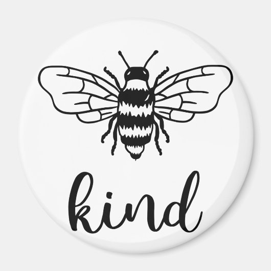 Abeille type Magnet noir (Devant)