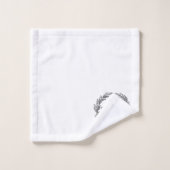 Abeille vintage fleurie (Gant de toilette)