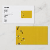 Abeilles 2 Carte de visite (Devant / Derrière)