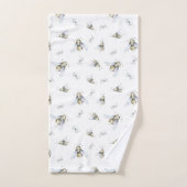 Abeilles aquarelles (Serviette à main)