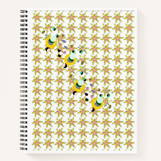 Abeilles de Carnet Spiral (Devant)