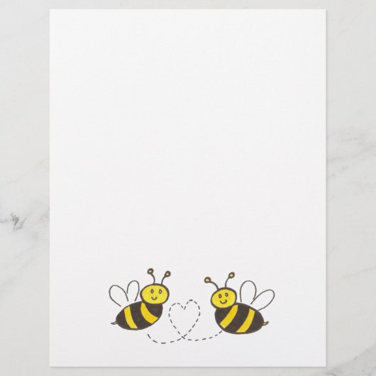 Abeilles de miel avec prospectus cardiaque (Devant)