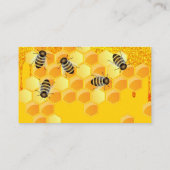 Abeilles de miel | Carte de visite de miel (Dos)